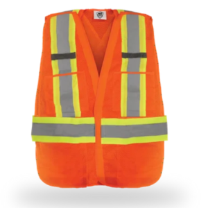 CHALECO SUPER VISIBILIDAD AJUSTABLE, NARANJA, SR1034
