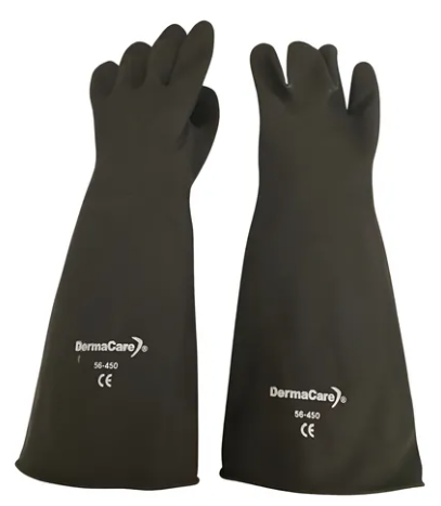 GUANTE 450 NEGRO PARA ACIDOS