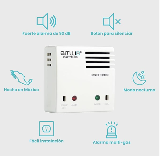 DETECTOR DE GAS