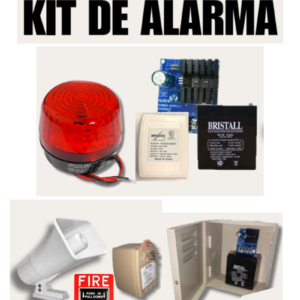 SISTEMA DE ALARMA COMPLETO DE EMERGENCIA CONTRA INCENDIO