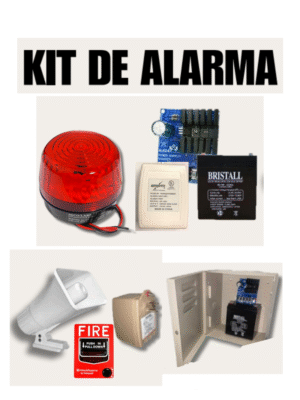 SISTEMA DE ALARMA COMPLETO DE EMERGENCIA CONTRA INCENDIO