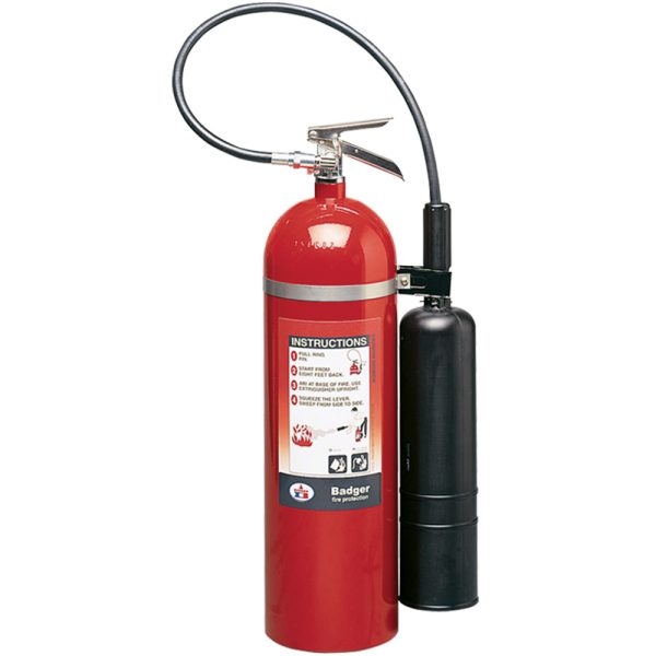 EXTINTOR BADGER DE CO2 DE 15 LBS