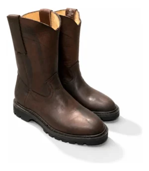 Bota rooper estilo 042 aceitada caf?, casco celastic, suela integral negra