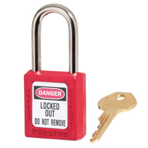 CANDADO DE SEGURIDAD MOD 410 ROJO