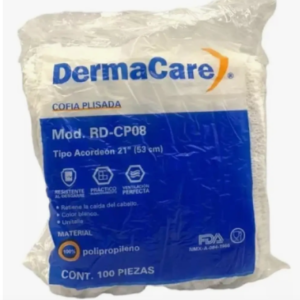 COFIA  PLISADA  BLANCA DESECHABLE