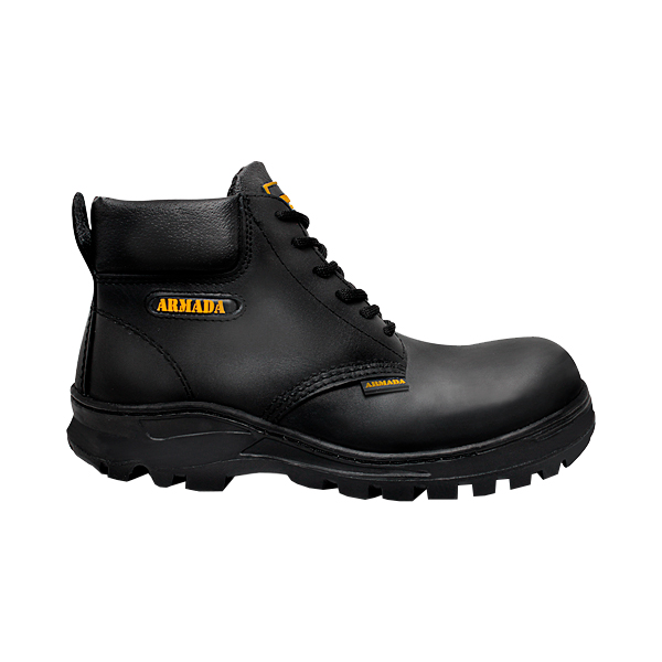 Zapato Borcegu? con Casco de Poliamida Armada Negro 103