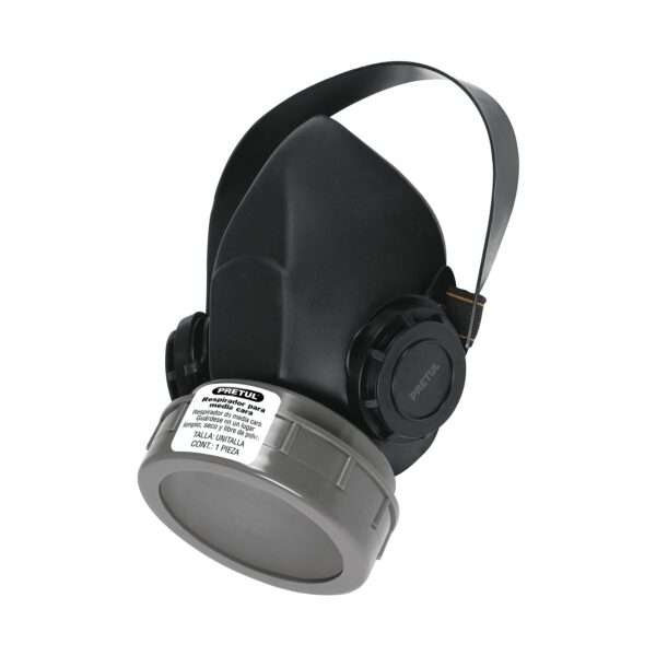 [23390] RESPIRADOR MEDIA CARA S/CARTUCHO 1 FILT  PRETUL