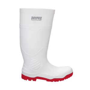 BOTA DE HULE BLANCA CON CASCO