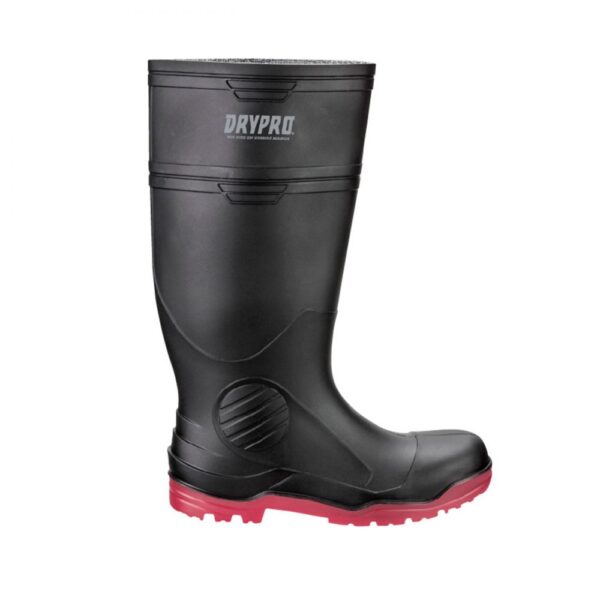 Bota hule negra CON casco