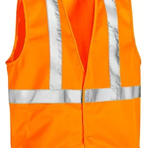 CHALECO NARANJA ALTA VISIBILIDAD CERRADO C/REFLEJANTE