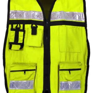 Chaleco rescatista AMARILLO NEON
