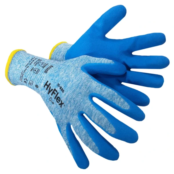 GUANTE AZUL HYFLEX PALMA NITRILO 11920