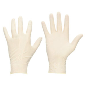 GUANTE DE LATEX DESECHABLE SIN TALCO