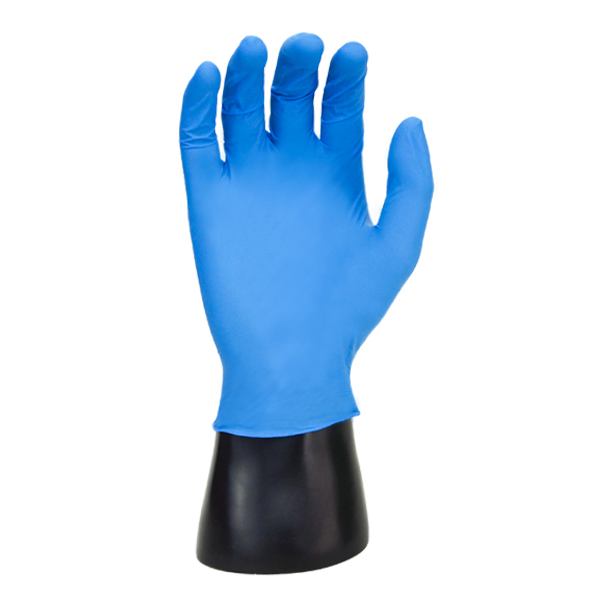 GUANTE VINIL  AZUL DESECHABLE SIN TALCO