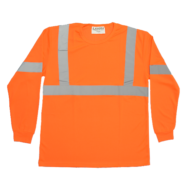 PLAYERA POLO MANGA LARGA (XG, NARANJA)