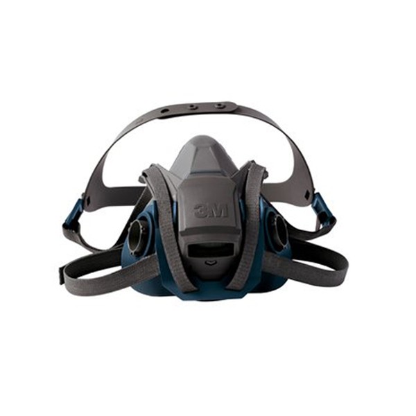RESPIRADOR MEDIA CARA DESLIZABLE CON VALVULA COOL FLOW, 3M, 6502QL NEGRO, 70071621844