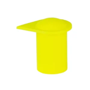 Trabatuercas unitario largo amarillo por pieza