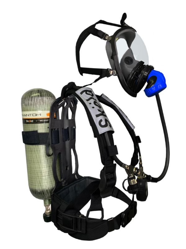 equipo autonomo SCBA 97 Fibra Carbono 60 min y Estuche