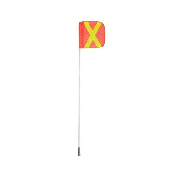 Pertiga 12" SIN resorte, bandera (blanca)