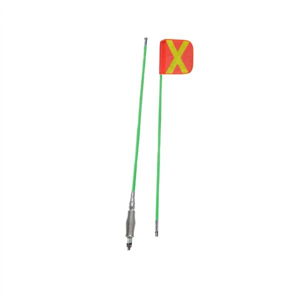 Pertiga 8 CON resorte y bandera (verde)